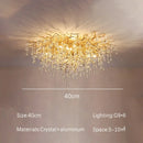 DecorBites™ Crystal Dendritic Chandelier: Modern Luxe for Living Room, Dining Room, Bedroom, Hotel Lobby