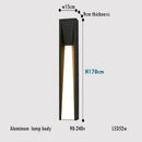 DecorBites™ LED Black Outdoor Wall Lamp for Patio Entryway and Garden Lighting