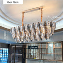 2024 DecorBites™ Ash Crystal Ceiling Chandeliers, Modern Living Room Pendant Lamps, Home Decor Lighting