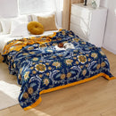 DecorBites™ Cotton Gauze Air-Conditioning Blanket - Luxury European Leisure Blanket