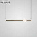 DecorBites™ Glass Pendant Lights: Modern Long Hanging Lamps for Kitchen, Dining Room, and Shop