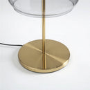 DecorBites™ Glass Lampshade LED Table Lamp for Modern Bedroom Decor