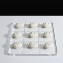 Acrylic Chessboard & Resin Pebble Chess Pieces Set for Home Decor - DecorBites™