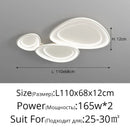 DecorBites™ LED Chandeliers White Chrome Kitchen Light Fixture Modern Home Lighting