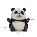 DecorBites™ 14cm Panda Baby Figurines: Fierce & Cute Animal Collection for Home Office Decor