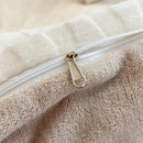 DecorBites™ High-Density Milk Fleece Duvet Set with Winter Warmth King Bedding & Plush Blanket Cover