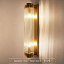 DecorBites™ Gold Crystal Wall Lights: Elegant LED Sconce for Bedroom, Living Room & Bathroom