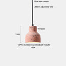 DecorBites™ Terrazzo Stone LED Pendant Lamp for Industrial Loft, Bar, Coffee, Living Room.