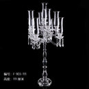 DecorBites™ Crystal Glass Cover Candle Holders - Elegant Table Centerpiece for Candlelight Dinners