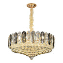 DecorBites™ Crystal Duplex Villa Chandelier Hall Light - Luxe Living Room Middle Floor Lamp
