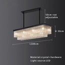 DecorBites™ Elegant Crystal Glass Chandelier for Luxury Home Decor
