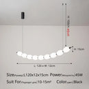 DecorBites™ Bead Nordic Chandelier: Stylish Dining Room Pendant Light for Bar Table Adding Ambiance