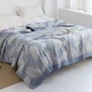 DecorBites™ Cotton Gauze Towel Throw Blanket - Soft and Cozy Bedspread for All Seasons