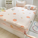 DecorBites™ Latex Cooling Mattress Cover & Pillowcase Set - Summer Cool Down Bed Pad