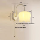 DecorBites™ Iron LED Wall Sconce Pull Chain Switch Stair Light Fixtures for Modern Home
