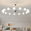 DecorBites™ Cream Wind Chandelier: Luxury Postmodern Hall Lamp for Living Room, Bedroom, and Restaurant
