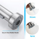 DecorBites™ Brush Nickel Sensor Kitchen Faucet | Stainless Steel Smart Induction Tap with Touch Control