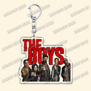 Hot The Boys TV Show Keychains Homelander Billy Butcher Starlight Key Chain Ring for Bag Hero Pendant Keyring Jewelry Fans Gifts