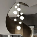 DecorBites™ Glass Ball LED Pendant Lights for Home Decor, Living/Dining Room, Bar, & Stairs