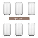 DecorBites™ Glass Cup Set with Bamboo Lid: Bubble Tea, Coffee, Wine, Milk Tea Mug.