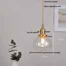DecorBites™ Clear Glass LED Pendant Light Fixture for Modern Home Decor