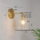 DecorBites™ Brass E27 LED Wall Sconce Pull Chain Switch Stair Light Fixtures