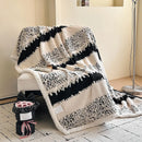 DecorBites™ Double-Layer Jacquard Lamb Wool Blanket - Cozy Sofa Throw for Winter Home Comfort