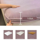 DecorBites™ Cozy Milk Velvet Fitted Sheet for Autumn & Winter Mattress Topper
