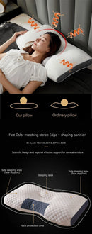 Neck Pillow Help Sleep And Protect The Neck Cervical Orthopedic