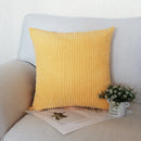 DecorBites™ Corduroy Pillow Cover: Striped Cushion for Sofa Bed - Nordic Home Decor