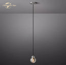 DecorBites™ Crystal Pearl LED Chandelier for Bedroom Dining Kitchen - Modern Small Hanging Pendant Light Fixtures