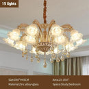 DecorBites™ Crystal Ceiling Chandelier for Modern Luxury Living Room & Hotel Lobby
