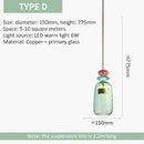 DecorBites™ Glass Pendant Lights for Kitchen Dining Room Island Chandeliers