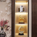 DecorBites™ Golden Horse Mascot Resin Statue Artwork for Aesthetic Room Decor