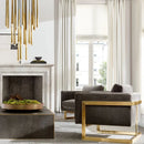 DecorBites™ Gold Copper Chandelier for Living Room, Staircase, Foyer, Dining Room, Cafe, Bar