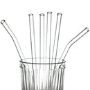 DecorBites™ Glass Straws: Reusable Eco-Friendly Drinking Straws with Brushes