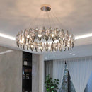 2024 DecorBites™ Ash Crystal Ceiling Chandeliers, Modern Living Room Pendant Lamps, Home Decor Lighting