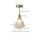 DecorBites™ Glass Pleats LED Pendant Lights for Home and Commercial Spaces