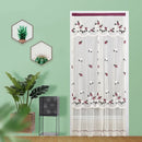 DecorBites™ Lace Embroider Anti-Mosquito Net Door Curtains - Pleated Design for Light and Air Flow