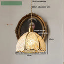 DecorBites™ Crystal Glass LED Pendant Lamp: Modern Nordic Style Hanging Light Fixture for Home Decor