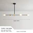 DecorBites™ Glass Ball Pendant Chandelier for Modern Home Decor and Lighting