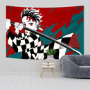 DecorBites™ Demons Slayer Anime Cloth Wall Tapestry Room Decor