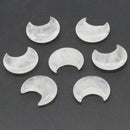 1pc Natural Stone Rose Quartz Amethyst Moon Carving Aura Healing Mineral Gem Home Decoration Ornament Gift