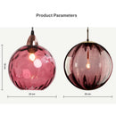 DecorBites™ Glass Ball Lustre Pendant Lights - Modern Kitchen Hanging Fixture