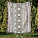 DecorBites™ Cozy Nordic Camping Blanket and Sofa Cover – Boho Outdoor Line Blanket for Home and Hotel Decor