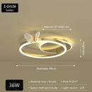 DecorBites™ Gold Butterfly Crystal Chandelier Pendant Light for Elegant Living Room & Restaurant Decoration