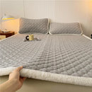 DecorBites™ Antibacterial Milk Velvet Mattress, Thick & Warm with Anti-Slip Straps