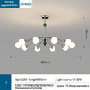 DecorBites™ Cream Wind Chandelier: Luxury Postmodern Hall Lamp for Living Room, Bedroom, and Restaurant