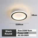 DecorBites™ LED Ceiling Lamp: Square Round Indoor Lighting, Bedroom, Entrance Hall, Neutral/Cool/Warm White