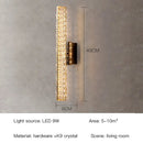DecorBites™ Crystal Wall Lamp: Elegant Lighting for Home, Hotel, or Office Decor